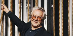 Philosophical:George Miller after speaking to students at NIDA this week. 