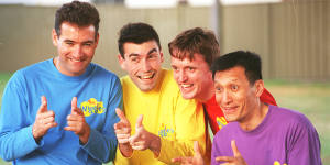 Greg Page in his days as the Yellow Wiggle.