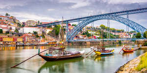 Portugal’s Douro River at Porto.