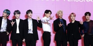 K-Pop band BTS debuted at No.1 on the US music charts in April 2019,the first Korean band to do so.