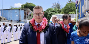 ‘There is a contest’:Australia and China jostle for Pacific influence