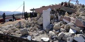 Strong quake hits Greek island of Crete