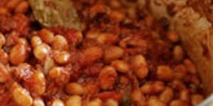 Home-made baked beans