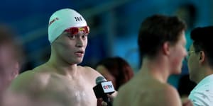 Chinese freestyler Sun Yang was rubbed out for eight years by the Court of Arbitration for Sport in February.
