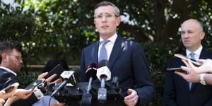 NSW Premier Dominic Perrottet said he was deeply ashamed for what he had done.