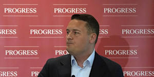 Wes Streeting,former UK health secretary,at the Progress Conference 2026! in London.