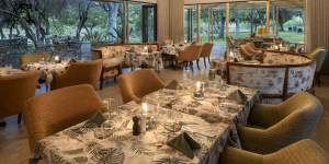 Dining room … Simbavati Camp George.