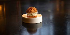 Crab choux bun.