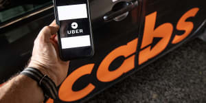 Passengers can book taxis using Uber in Melbourne,Geelong,Ballarat and the Mornington Peninsula.