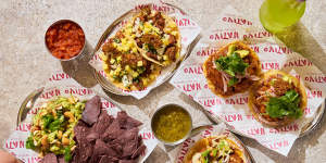 A selection of tacos and tostadas at Nativo.