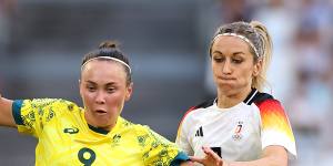 As it happened:Matildas lose 3-0 to Germany;Australia’s men’s rugby 7s advance to semi-finals