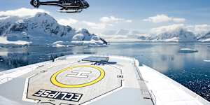 Scenic is one of only two cruise companies operating helicopter tours straight from their ship in Antarctica.