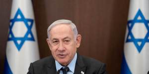 Benjamin Netanyahu in the prime minister’s office in Jerusalem,on July 17.