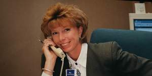 Pamela Eyring as chief of protocol for Air Force Material Command at Wright-Patterson Air Force Base in Ohio c. 2000.