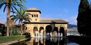 Spain,Andalusia,Granada,Alhambra Palace. Photograph by AFP. SHD TRAVEL OCT 8 SPAIN