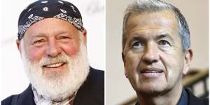 Bruce Weber,left in 2008,and Mario Testino,right,in 2017.