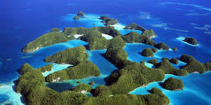 Eden ... the Republic of Palau is a series of more than 250 limestone islands virtually untouched by tourists.