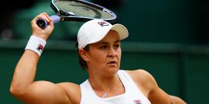 Ash Barty is into a maiden Wimbledon final.