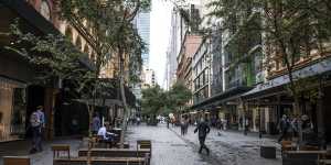 Sydney's Pitt Street Mall has seen a noticeable decline in foot traffic. 