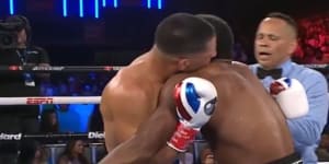 Bite night:US boxer takes leaf out of Tyson’s infamous book