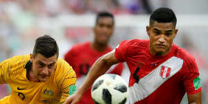 Peru defeated Australia at the 2018 World Cup