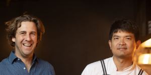 Molly Rose founder Nic Sandery and chef Ittichai Ngamtrairai.