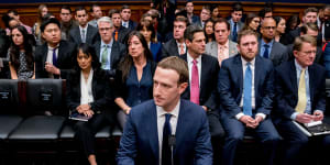 Facebook CEO Mark Zuckerberg preparing to testify before US Congress.