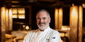 Executive chef Mike Flood at The Dining Room.