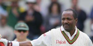 Brian Lara made a double century in Adelaide during the West Indies’ tour of Australia in 2005.
