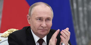 Russian President Vladimir Putin at the Kremlin last week.