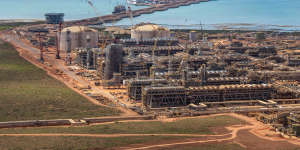 The Gorgon Gas Project in Western Australia.