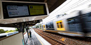 The waiting game:On a recent Friday afternoon,more trains passed the station than stopped for passengers.