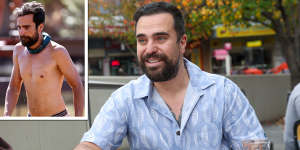 George Mladenov,the self-proclaimed King of Bankstown,at lunch and in Australian Survivor.