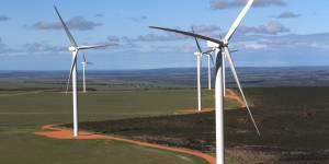 A wind farm in Western Australia.