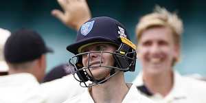 Steve Smith has withdrawn from NSW’s squad for the Sheffield Shield game against Victoria due to an elbow injury.