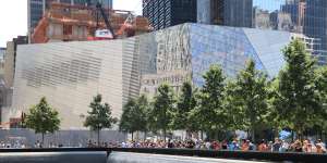 The 9/11 Memorial in New York.