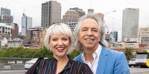 Jacinta Parsons (left) and Brian Nankervis (right),hosts of The Friday Review.