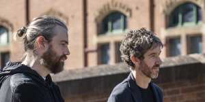 Atlassian founders Mike Cannon-Brookes and Scott Farquhar.