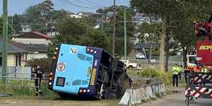 Nine in hospital after separate crashes in Sydney’s north,Lake Macquarie