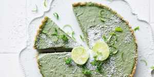 The key lime pie from The Naked Vegan cookbook.