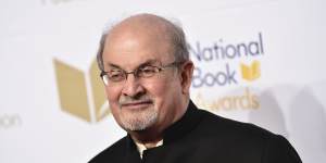 Author Salman Rushdie before the attack.
