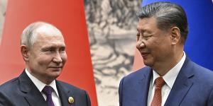 A lot to talk about:Vladimir Putin and Xi Jinping in Beijing on Thursday.