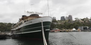 ‘Crying shame’:Sydney’s prized steamship languishes out of public reach
