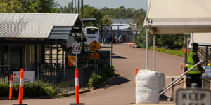 The purpose-built Howard Springs quarantine facility in Darwin.