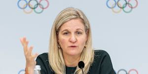 IOC president Kirsty Coventry. 
