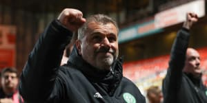 ‘A hell of a season’:Ange’s Celtic crowned Scottish champions