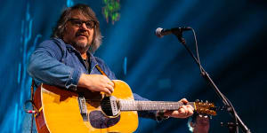 Jeff Tweedy of Wilco performs at O2 Forum Kentish Town in London,England. 