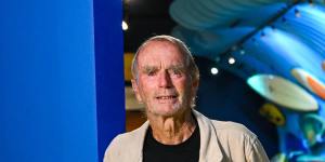 Bob Smith at the Australian National Surfing Museum. 