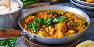 Making your own curry at home is a healthier option than using supermarket sauces.