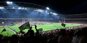 Full house:Last year’s scenes at the NRL Grand Final.